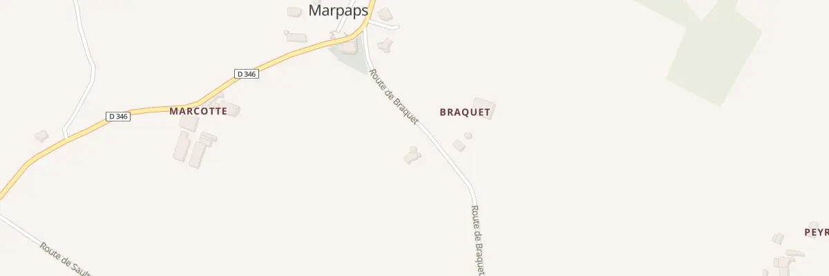 Plan de Marcote à Marpaps