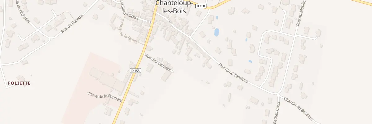 Plan du 30 Rue Aimé Tamisier à Chanteloup-les-Bois