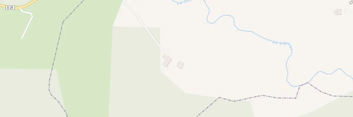 Plan du 5062 D 25 à Lucq-de-Béarn