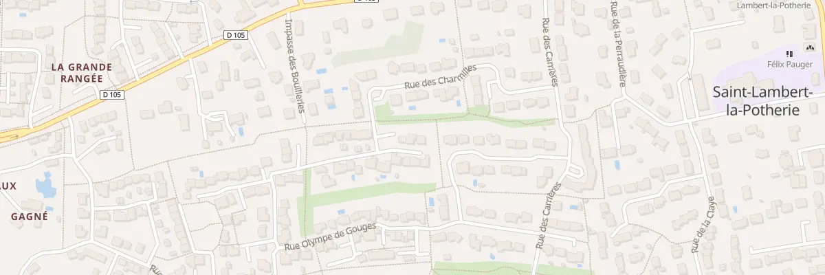 Plan du 4 Rue Germaine Tillion à Saint-Lambert-la-Potherie