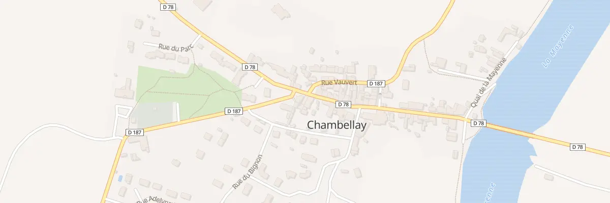 Plan du 31 Rue Grande Rue à Chambellay