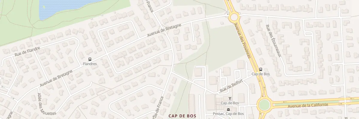 Plan du 30 Av de l’Ile de France à Pessac