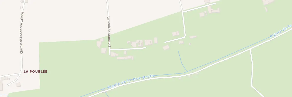 Plan du 81 La Poublée au Mazeau