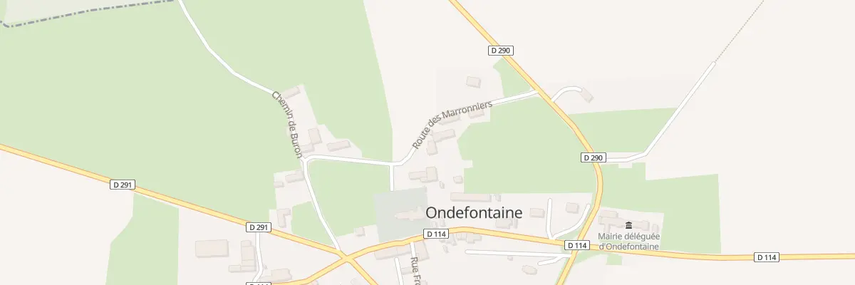 Plan du 12 Rte des Marronniers Ondefontai aux Monts d’Aunay