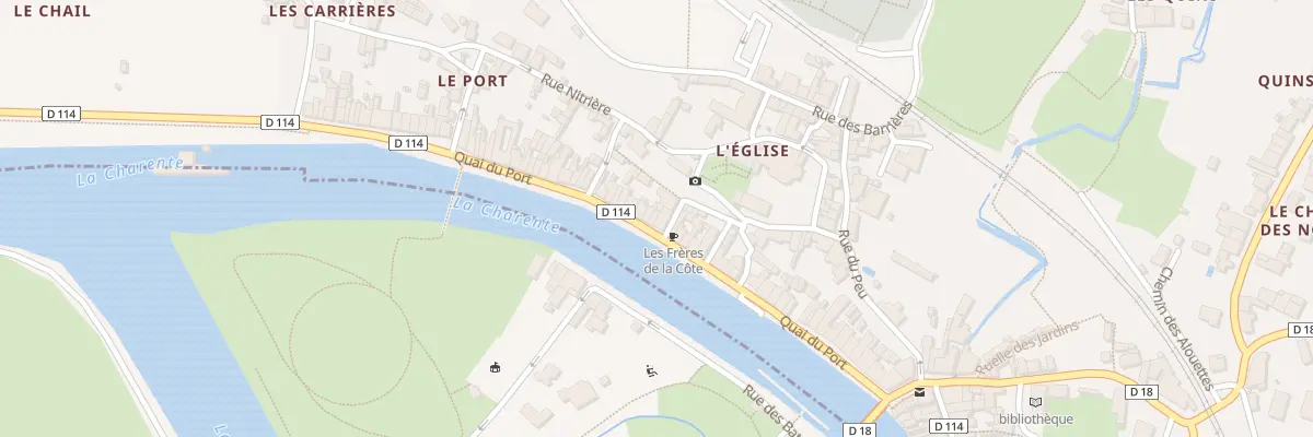 Plan du 46 Quai du Port à Saint-Savinien