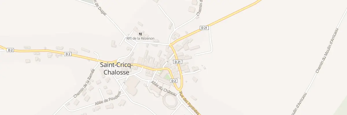 Plan du 111 Rue Hector Ducamp à Saint-Cricq-Chalosse
