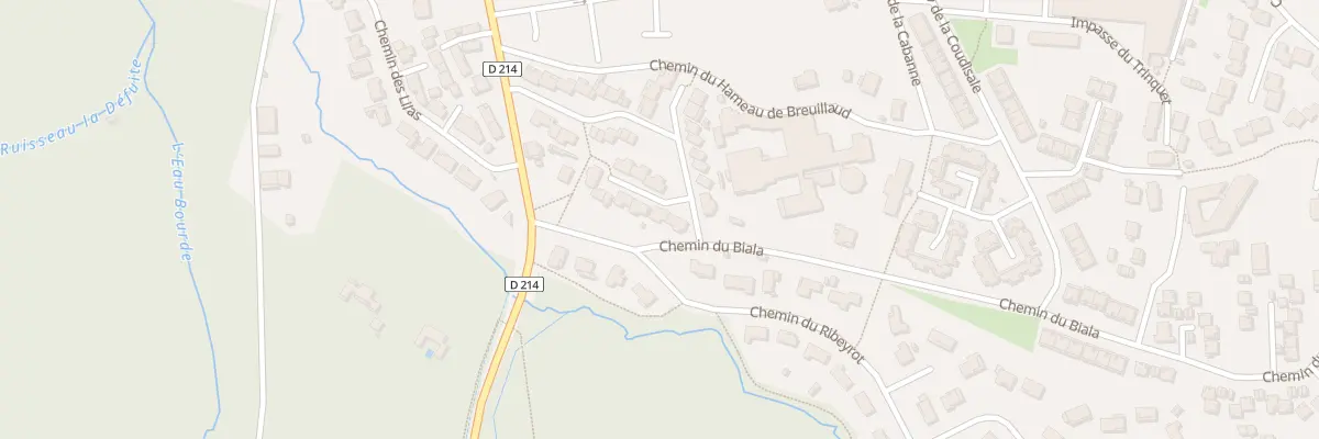 Plan du 1 Che de la Roussette à Cestas