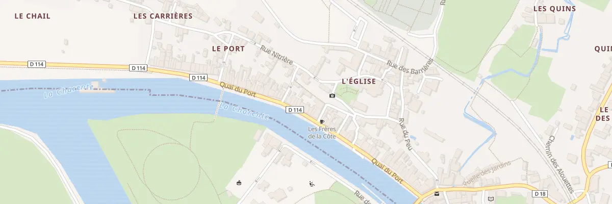 Plan du 52 Quai du Port à Saint-Savinien