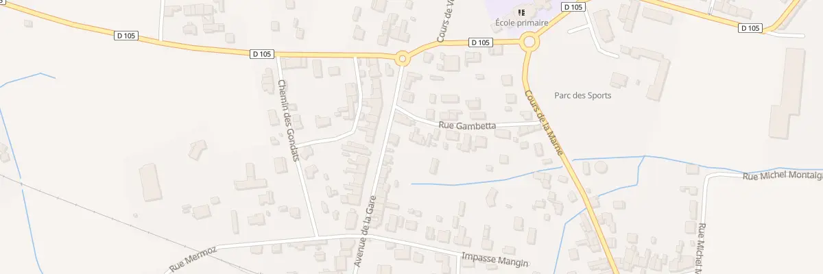 Plan du 18 Rue Gambetta à Margaux-Cantenac