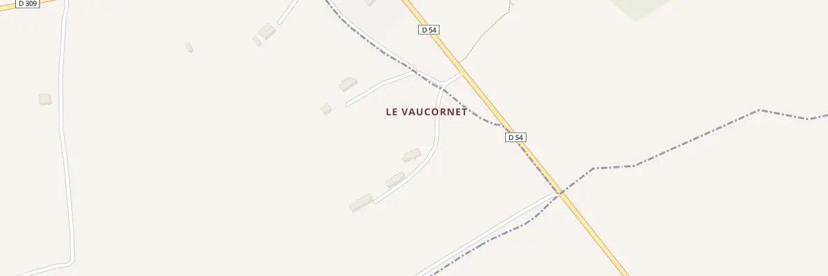 Plan du 1 Imp du Vaucornet - Rully à Valdallière