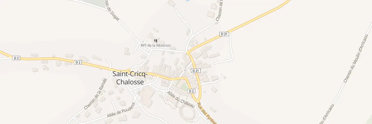 Plan du 45 Rue Titan à Saint-Cricq-Chalosse
