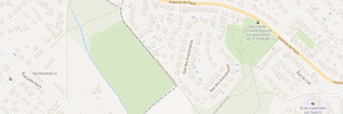 Plan du 9 Rue de la Chênaie au Haillan