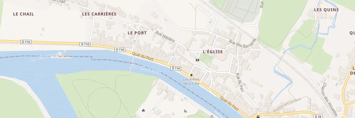 Plan du 58 Quai du Port à Saint-Savinien