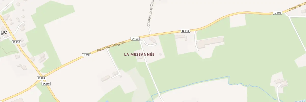Plan du 1 Imp de la Messanee à Tracy-Bocage