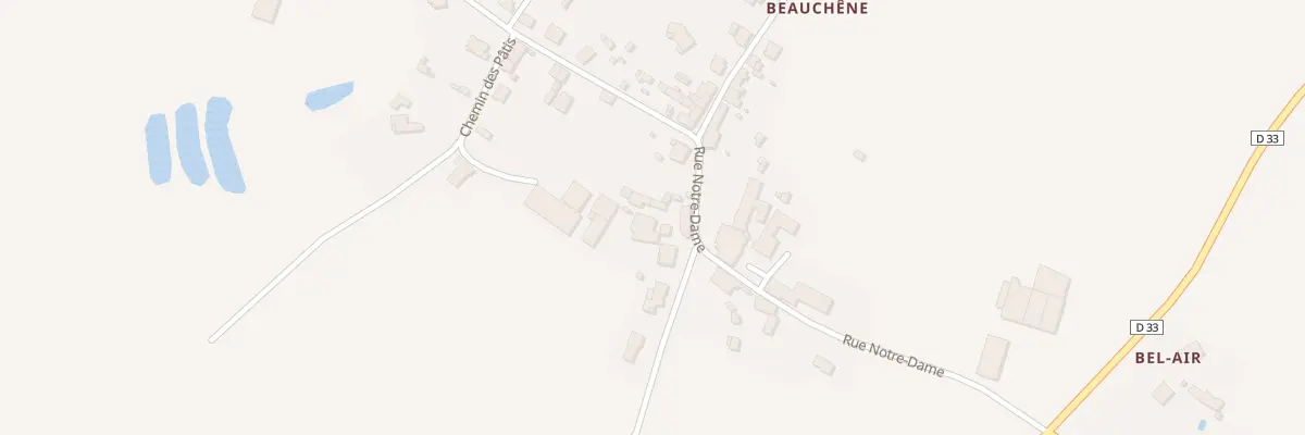Plan du 23 Rue Notre Dame à Cerizay