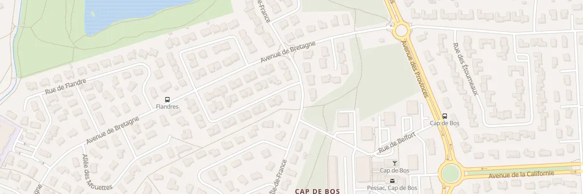 Plan du 35 Av de l’Ile de France à Pessac