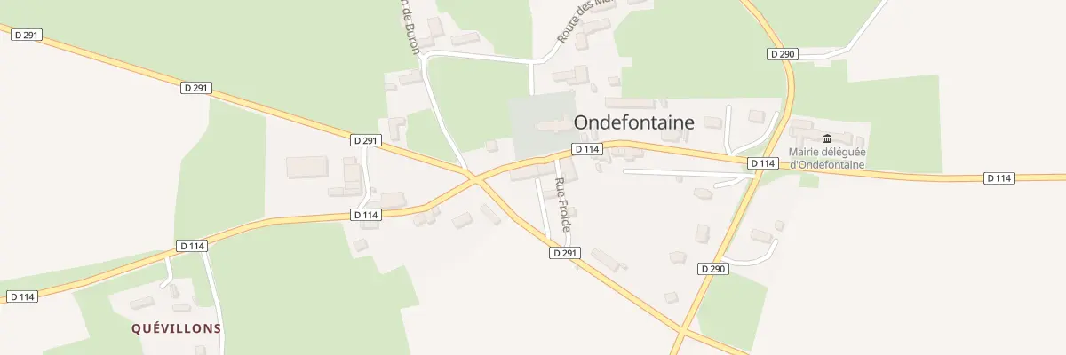 Plan du 1 Rte du Plessis Ondefontaine aux Monts d’Aunay