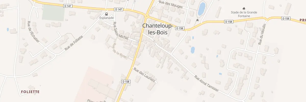 Plan du 8 Rue Aimé Tamisier à Chanteloup-les-Bois
