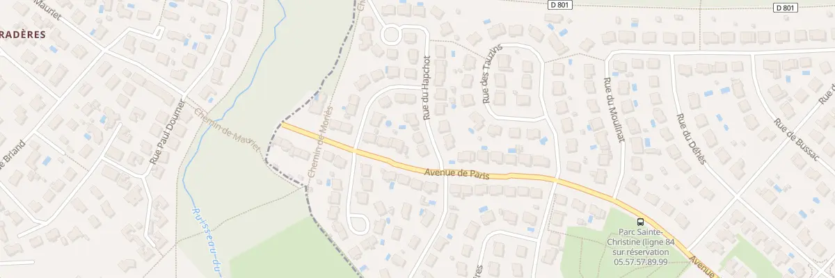 Plan du 4 Rue du Hapchot au Haillan