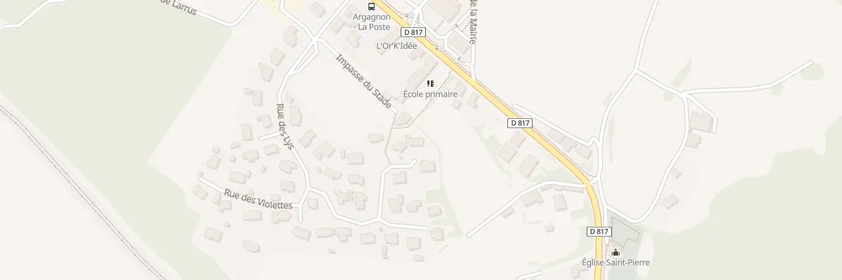 Plan du 117 Rue des Lilas à Argagnon