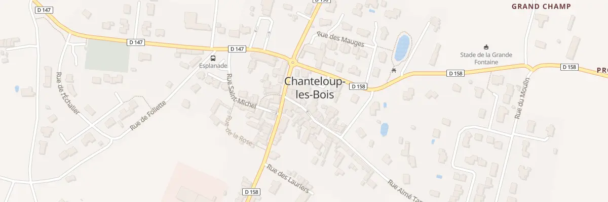Plan du 1B Rue Aimé Tamisier à Chanteloup-les-Bois