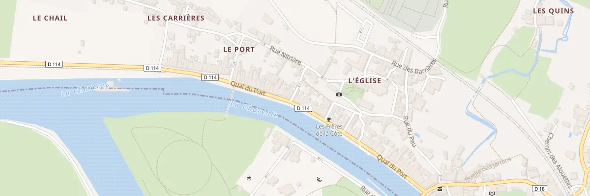 Plan du 62 Quai du Port à Saint-Savinien