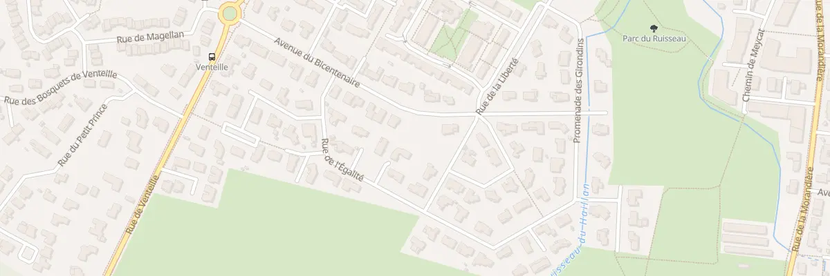 Plan du 19 Av du Bicentenaire au Haillan