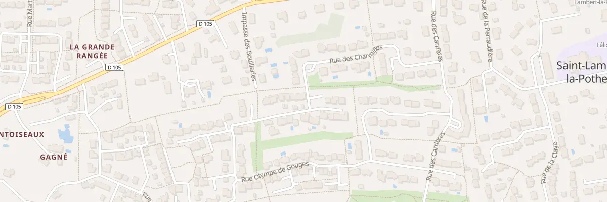 Plan du 8 Rue Germaine Tillion à Saint-Lambert-la-Potherie