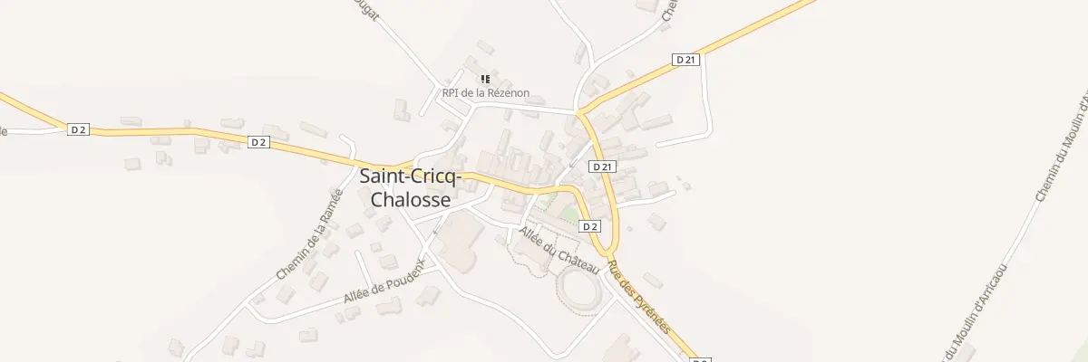 Plan du 98 Rue Cyrille Labeyrie à Saint-Cricq-Chalosse