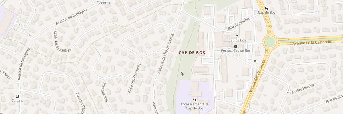 Plan du 18 Av de l’Ile de France à Pessac