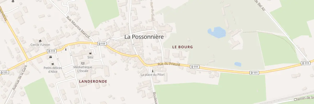 Plan du 2 Rue du Four à Ban à La Possonnière