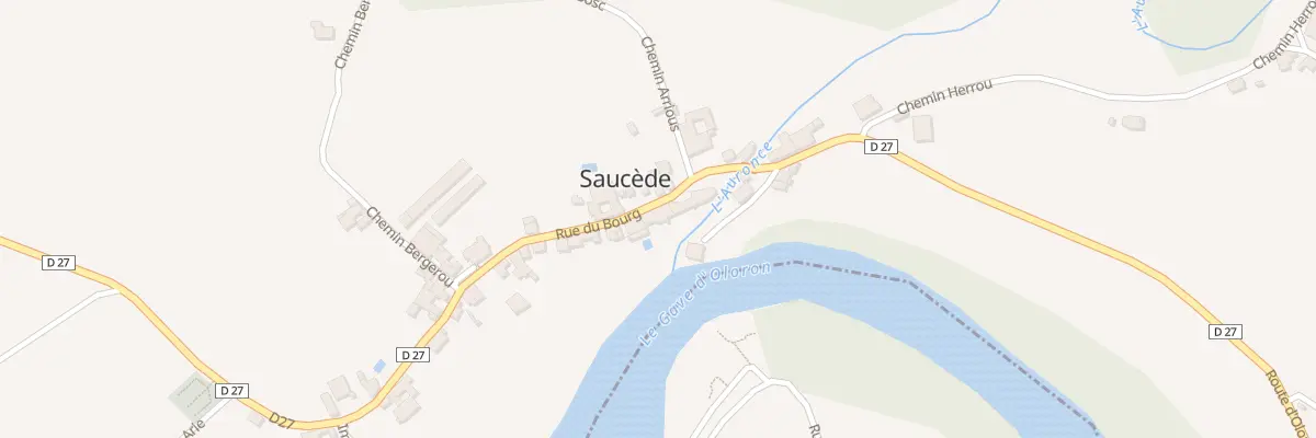 Plan du 24 Rue du Bourg à Saucède