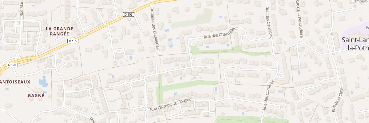 Plan du 10 Rue Germaine Tillion à Saint-Lambert-la-Potherie
