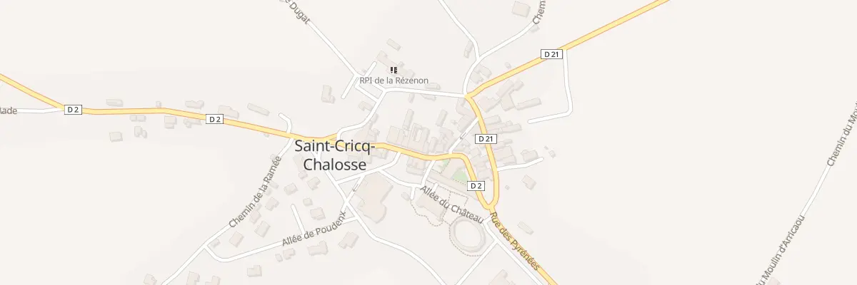 Plan du 116 Rue Cyrille Labeyrie à Saint-Cricq-Chalosse