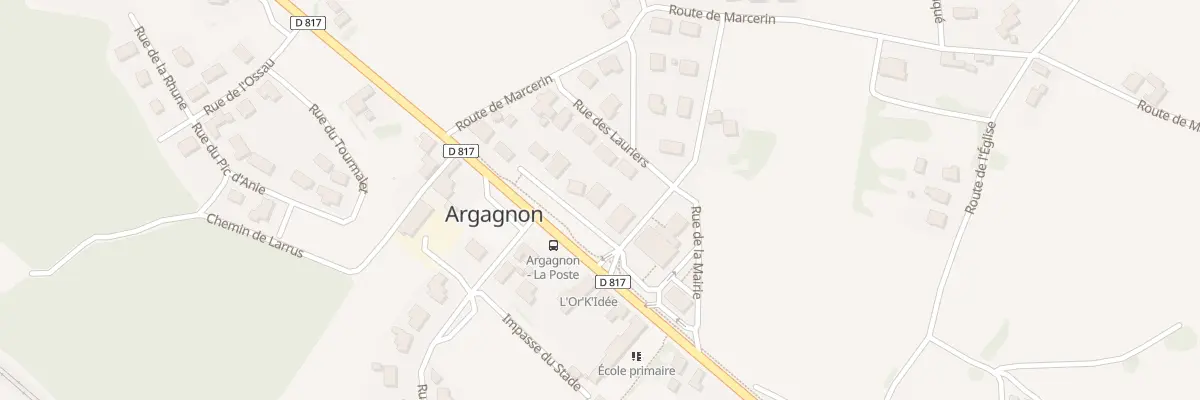 Plan du 44 Imp des Mimosas à Argagnon