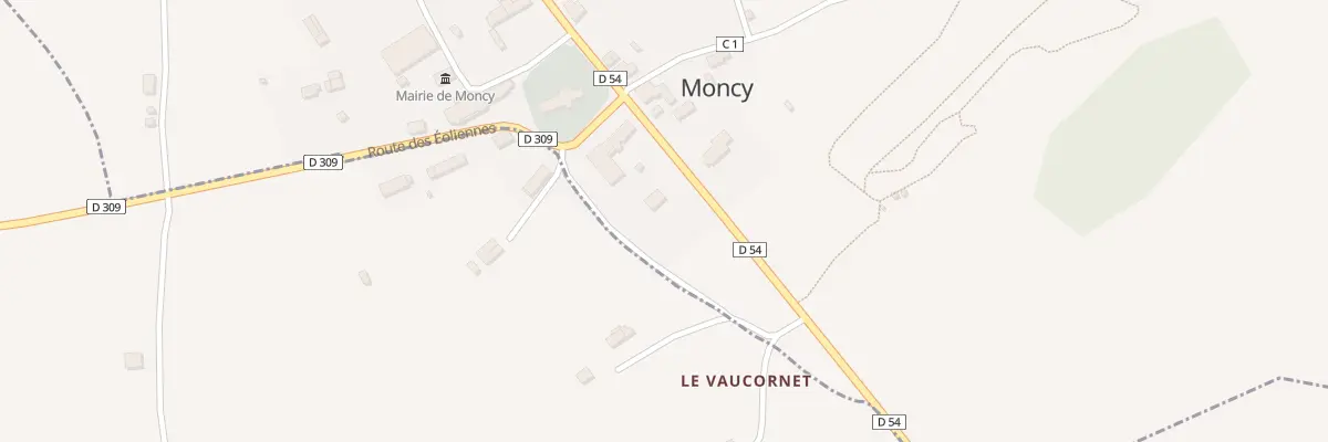 Plan du 5003 Le Bourg à Moncy