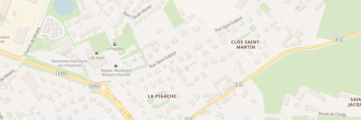 Plan du 17 Rue Saint-Sulpice à Saint-Vigor-le-Grand