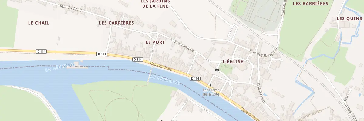 Plan du 72 Quai du Port à Saint-Savinien