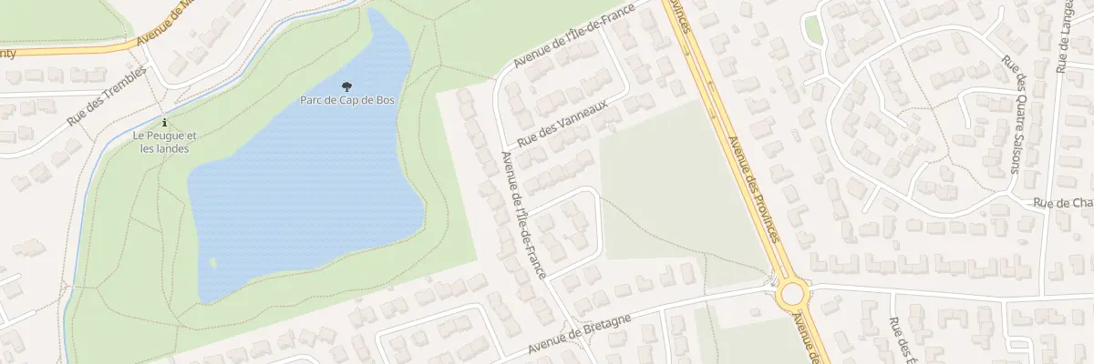 Plan du 12 Rue des Colombes à Pessac