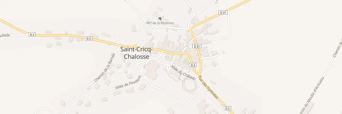 Plan du 125 Rue Cyrille Labeyrie à Saint-Cricq-Chalosse
