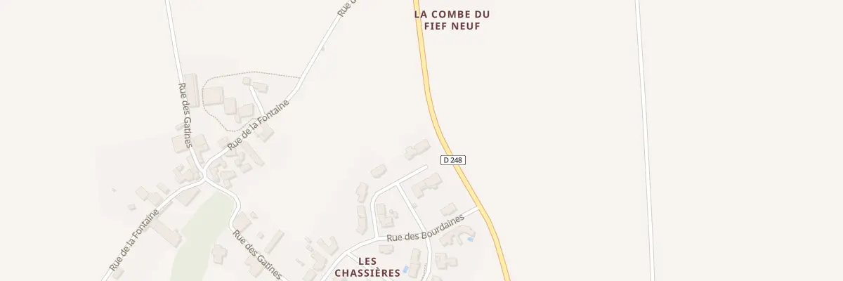 Plan du 14 Rue des Bourdaines à Gémozac