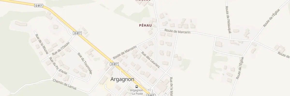 Plan du 104 Rue des Lauriers à Argagnon
