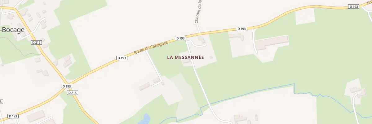 Plan du 2 Imp de la Messanee à Tracy-Bocage