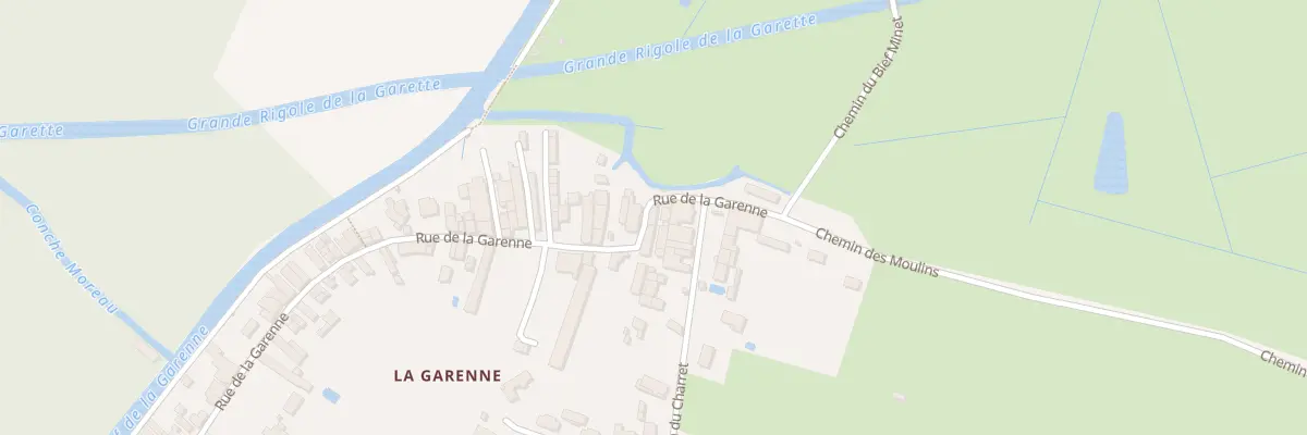 Plan du 100 Rue de la Garenne à Arçais