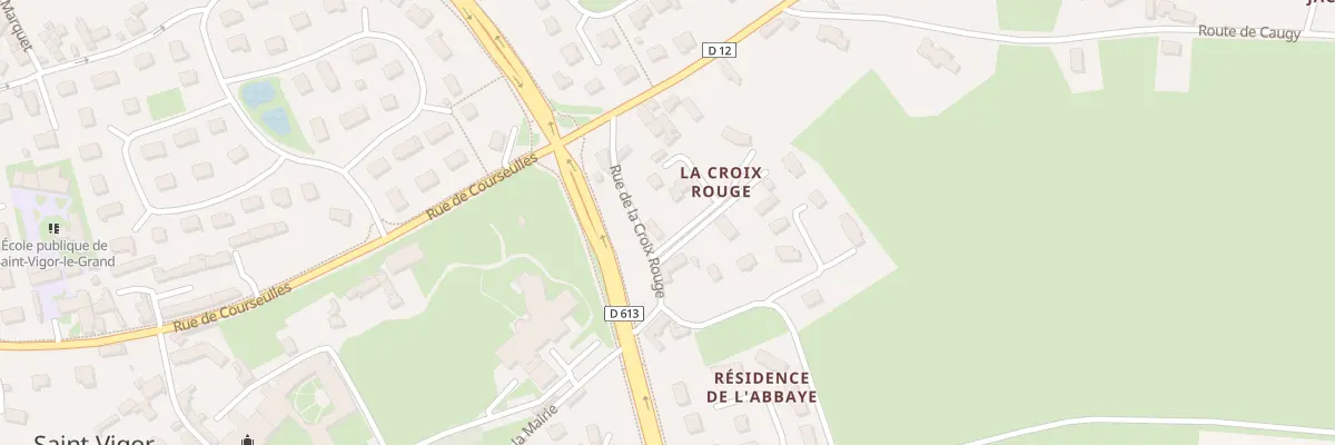 Plan du 8 Rue de la Croix Rouge à Saint-Vigor-le-Grand