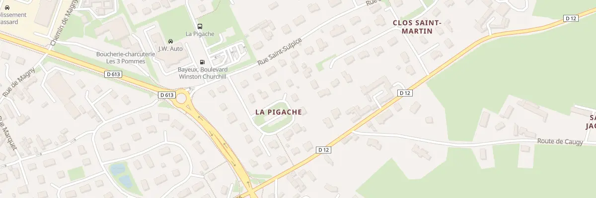 Plan du 11 Res la Pigache à Saint-Vigor-le-Grand