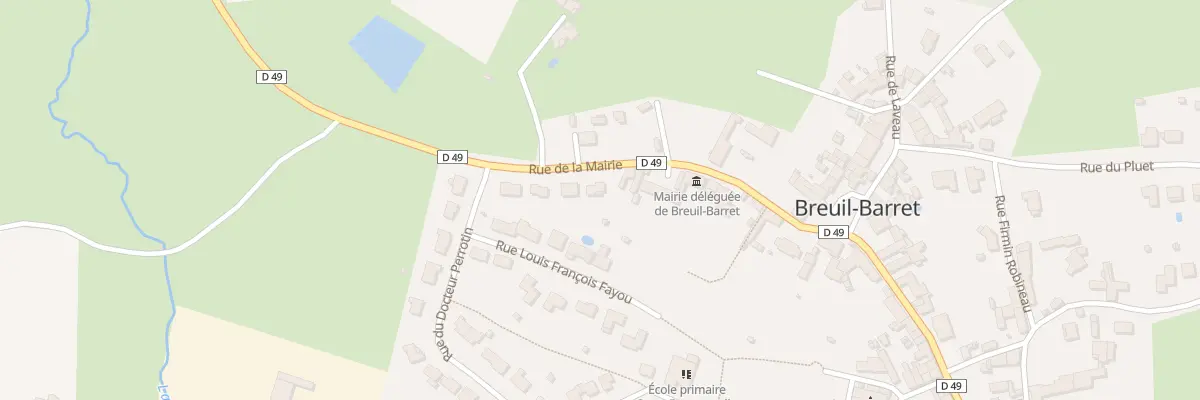 Plan du 41 Rue de la mairie à Terval