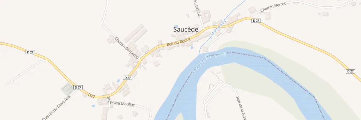 Plan du 5011 Village à Saucède