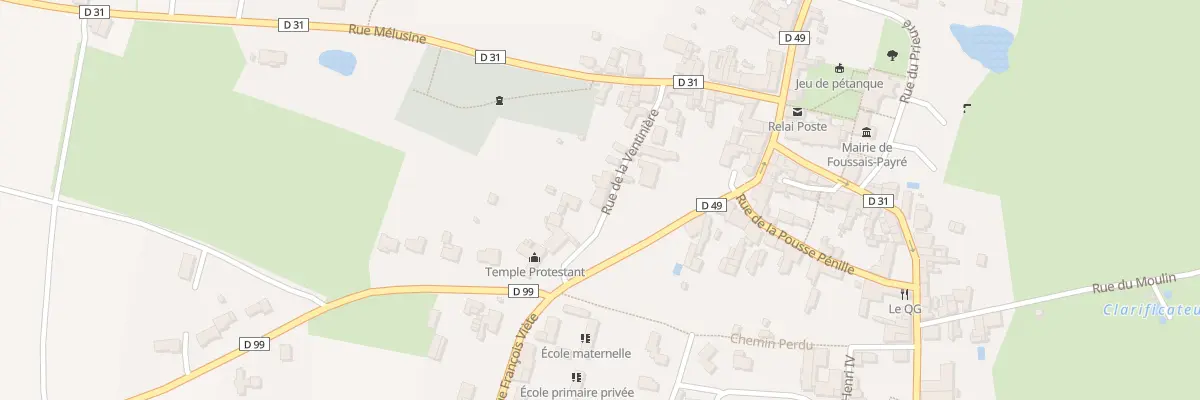 Plan du 16 Rue de la ventinière à Foussais-Payré