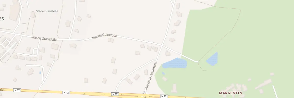 Plan du 31 Rue de Guinefolle à Saint-Georges-Buttavent